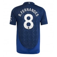 Fotbalové Dres Manchester United Bruno Fernandes #8 Venkovní 2024-25 Krátký Rukáv